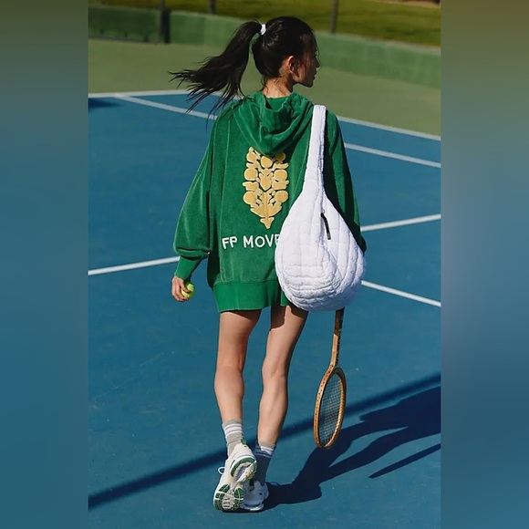 🆕 FP MOVEMENT | SPRINT TO THE FINISH TERRY ZIP UP | SZ: S & M - Picture 5 of 11